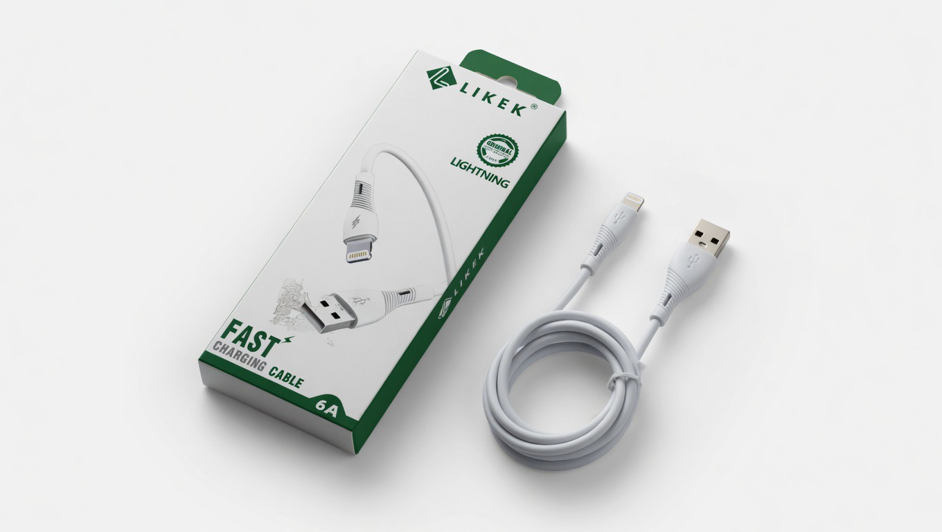 کابل شارژر لایتنینگ Likek fast charging